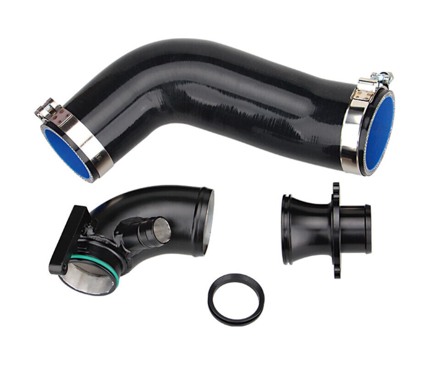 Engine Turbo Muffler Inlet Elbow Silicone Hose For VW MK7 Golf GTI R 2.0T 1.8T - Parts Agent