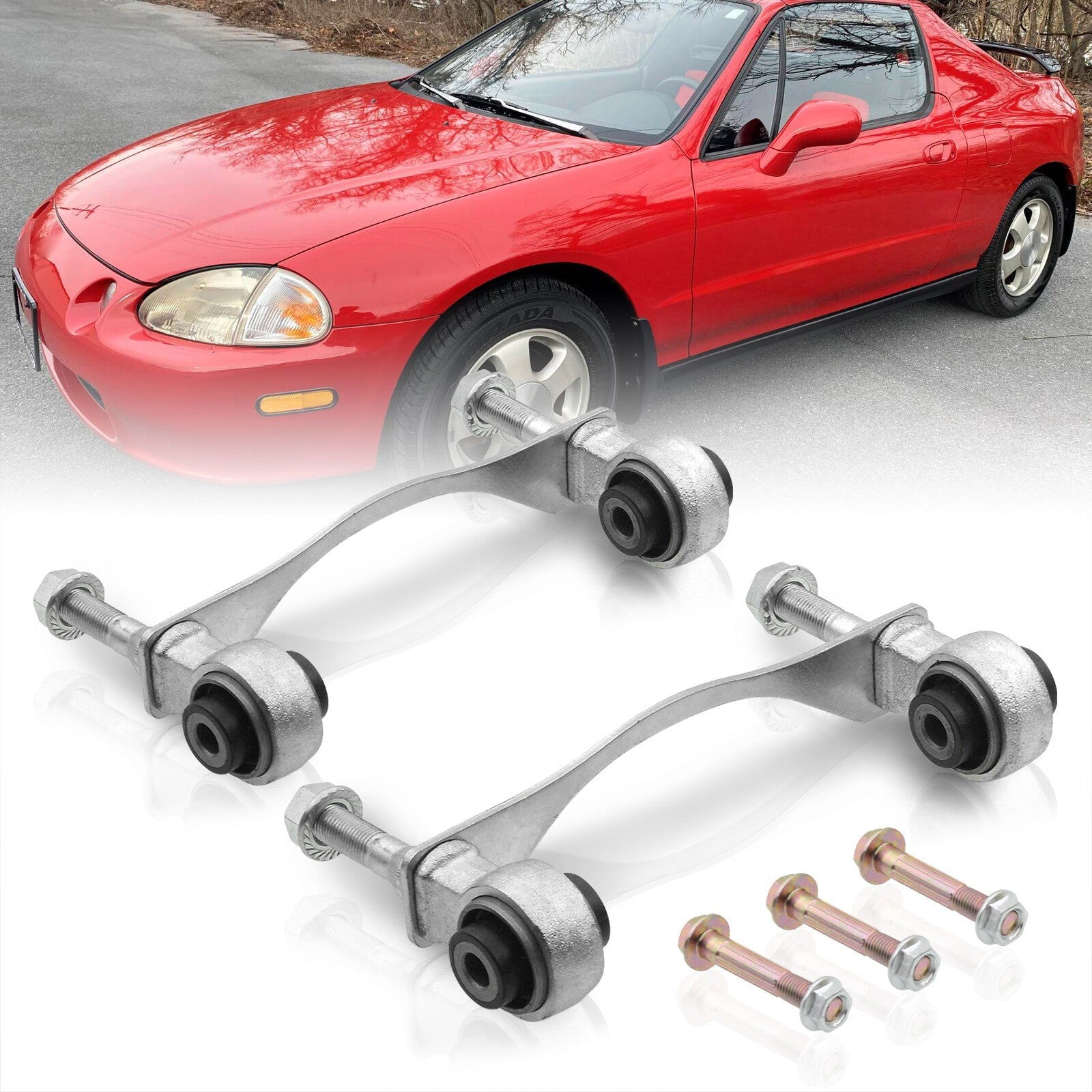 For 1992-1995 Civic EG / 1994-2001 Integra DC2 Front Upper Suspension Camber Arm Ball Joint Set - Parts Agent