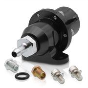 For Honda Acura SOHC DOHC 1.6L 1.8L B16 B18 Black Adjustable PSI Bolt On Fuel Pressure Regulator Assembly - Parts Agent