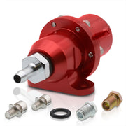 For Honda Acura SOHC DOHC 1.6L 1.8L B16 B18 Red Adjustable PSI Bolt On Fuel Pressure Regulator Assembly - Parts Agent