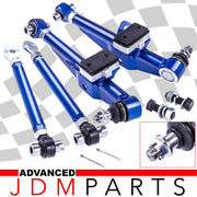 For Nissan 240SX 89-98 S13 S14 Blue Front Lower Control Arm Kit + Tension Rod - Parts Agent