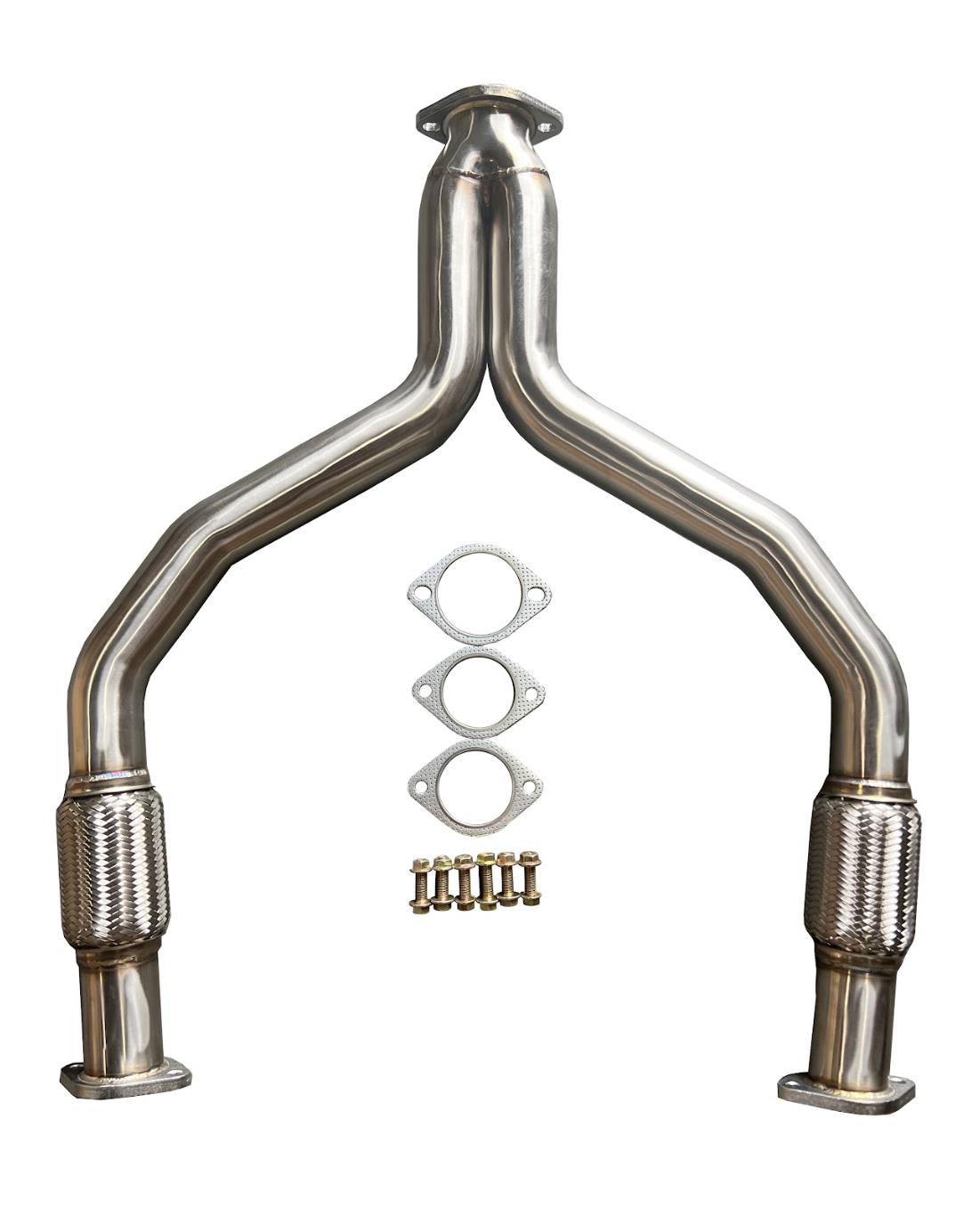 For Nissan 370Z 09-15 Infiniti G37 G37X 09-13 Q50 Q60 Y-Pipe Exhaust Catback VQ - Parts Agent