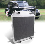 Ford 1939-1941 / Mercury 1940-1941 Flat Head Small Block V8 Manual Transmission Aluminum Radiator - Parts Agent
