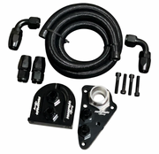 Ford 4.6L 5.4L Billet Oil Filter Relocation Kit Mustang GT GT350 GT500 F150 F250 - Parts Agent