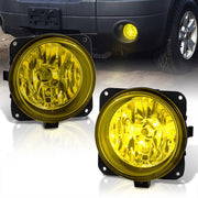 Ford Escape 2005-2007 / Mustang Cobra 2003-2004 / Focus SVT 2002-2004 Front Fog Lights Yellow Len (No Switch & Wiring Harness) - Parts Agent