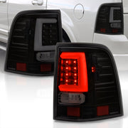 Ford Explorer 2002-2005 LED Bar Tail Lights Black Housing Smoke Len White Tube - Parts Agent