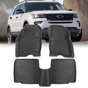 Ford Explorer 2017-2019 All Weather Guard 3D Floor Mat Liner - Parts Agent