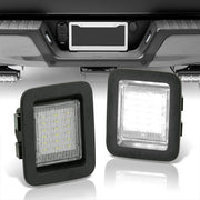 Ford F150 / Raptor 2015-2023 White SMD LED License Plate Lights Clear Len - Parts Agent