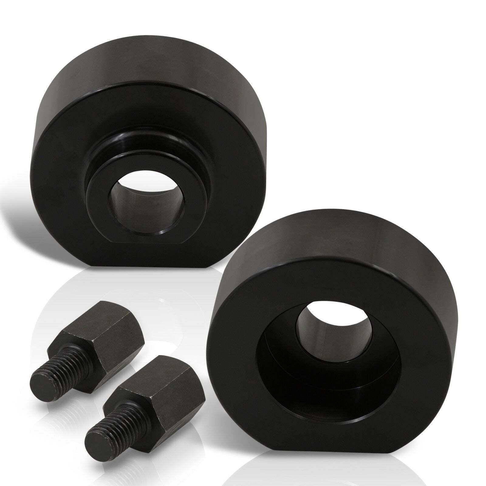 Ford F150 1981-1996 4WD 2" Front Leveling Lift Kit Black - Parts Agent