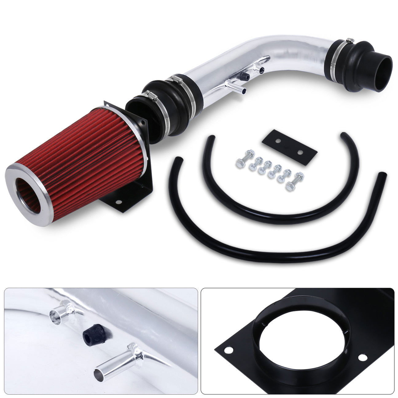 Ford F150 4.2L V6 1997-2003 Cold Air Intake Polished - Parts Agent