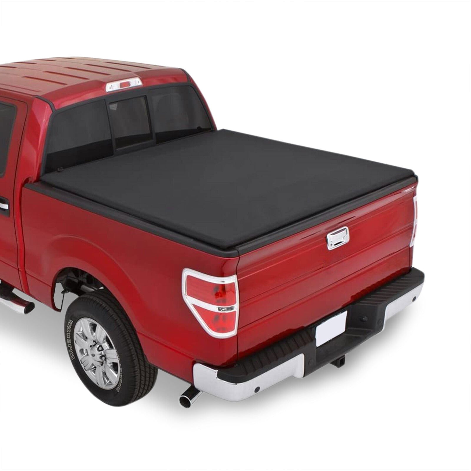 Ford F150 6.5FT 2009-2014 Soft 4 Fold Truck Tonneau Bed Cover (Standard Short Bed 6´5") - Parts Agent