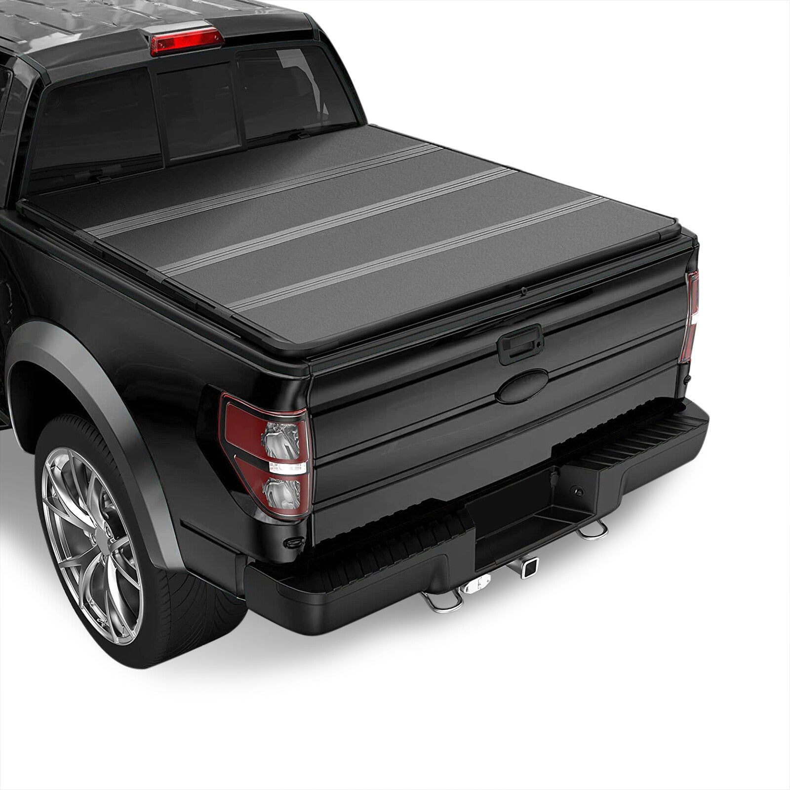 Ford F150 8FT 2009-2014 Hard 4 Fold Truck Tonneau Bed Cover (Long Bed 8´) - Parts Agent