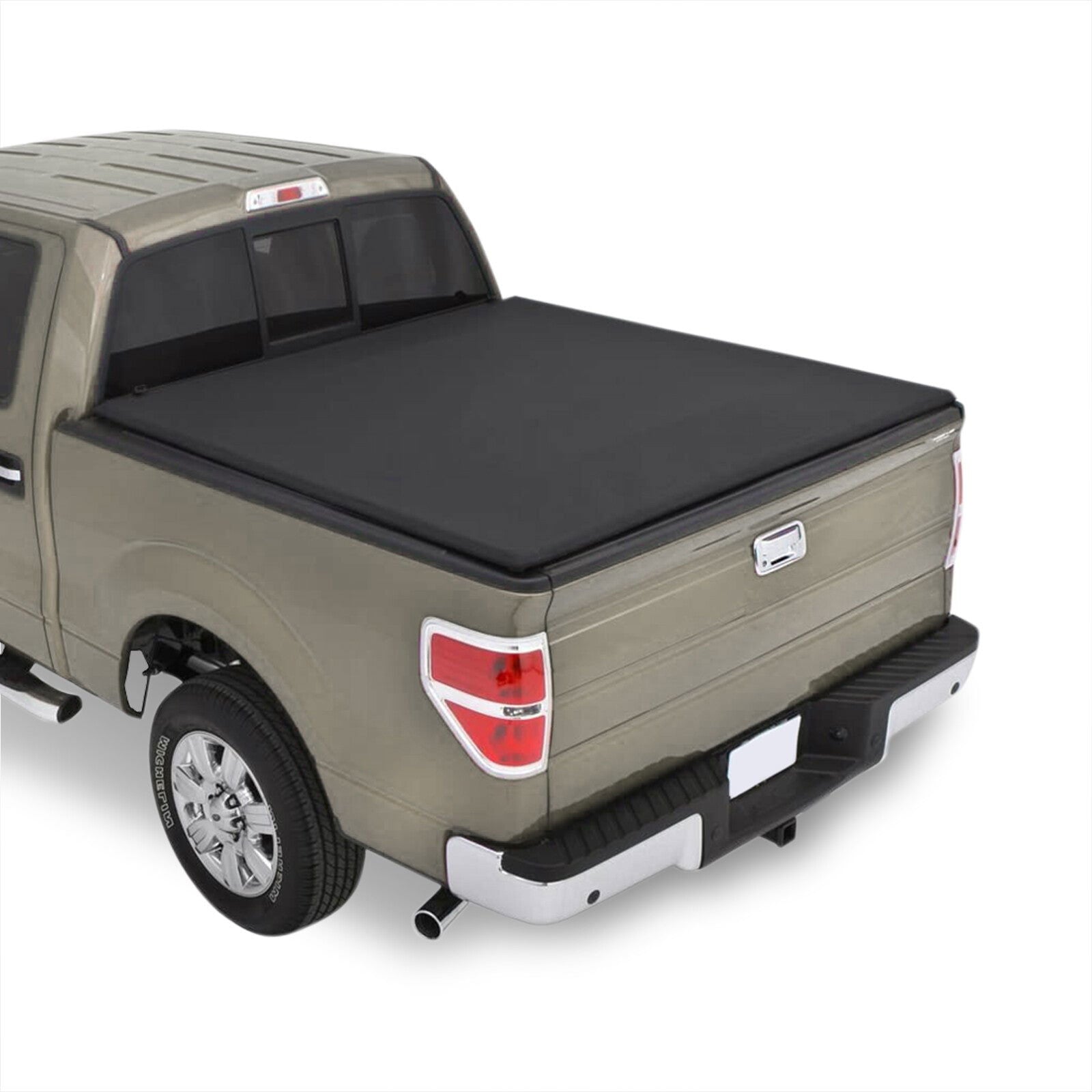 Ford F150 8FT 2009-2014 Soft 4 Fold Truck Tonneau Bed Cover (Long Bed 8´) - Parts Agent