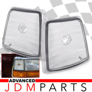 Ford F150 Bronco 92-96 Corner Light Chrome Housing Clear Lens - Parts Agent