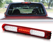 Ford F150 F250 1997-2003 / Excursion 2000-2005 LED 3rd Brake Light Chrome Housing Red Clear Len - Parts Agent
