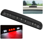 Ford F150 F250 F350 Bronco 1992-1996 LED 3rd Brake Light Black Housing Clear Len - Parts Agent