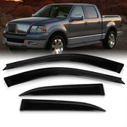 Ford F150 Supercrew 2004-2008 / Lincoln Mark LT 2006-2008 4 Door Tape On Window Visors - Parts Agent