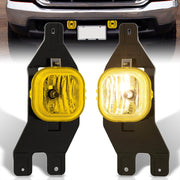 Ford F250 F350 F450 F550 Super Duty 1999-2004 / Excursion 2000-2004 Front Fog Lights Yellow Len (Includes Switch & Wiring Harness) - Parts Agent