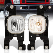 Ford F250 F350 F450 F550 Super Duty 2008-2010 Front Fog Lights Clear Len (Includes Switch & Wiring Harness) - Parts Agent