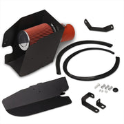 Ford F250 F350 F450 F550 Super Duty V8 6.4L 2008-2010 Cold Air Intake Red + Heat Shield - Parts Agent