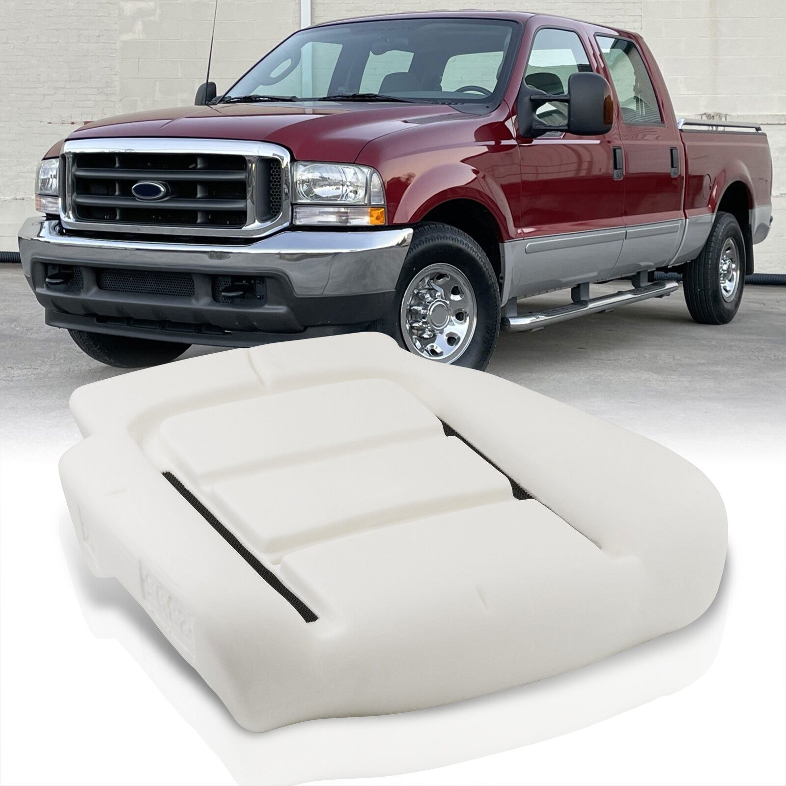 Ford F250 F350 F450 Super Duty 2001-2007 Front Driver Seat Bottom Replacement Foam Cushion Pad - Parts Agent