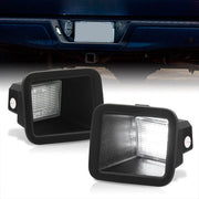 Ford F250 F350 F450 Super Duty 2017-2022 White SMD LED License Plate Lights Clear Len - Parts Agent