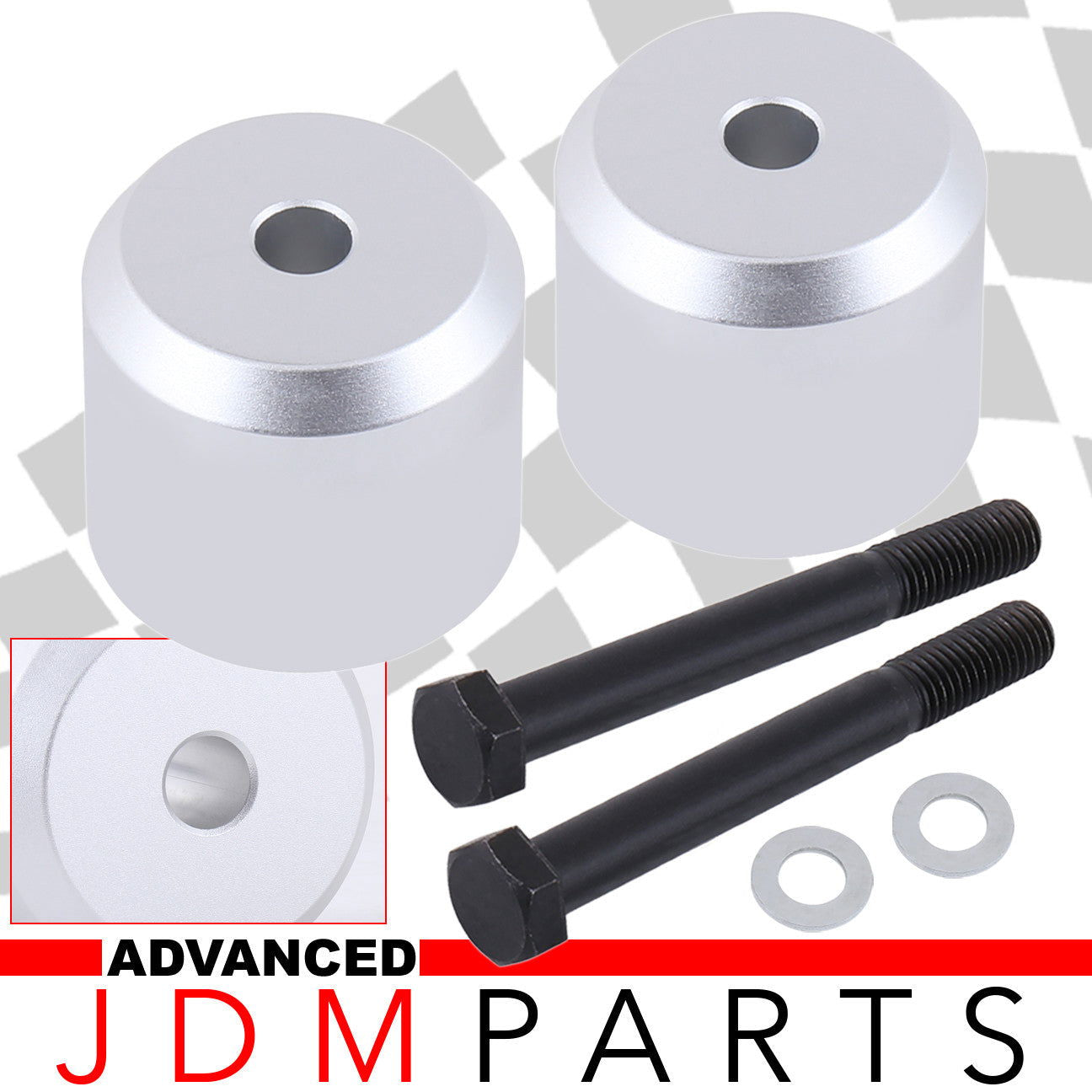 Ford F250 F350 Super Duty 2005-2023 4WD 2.5" Front Leveling Lift Kit Silver - Parts Agent
