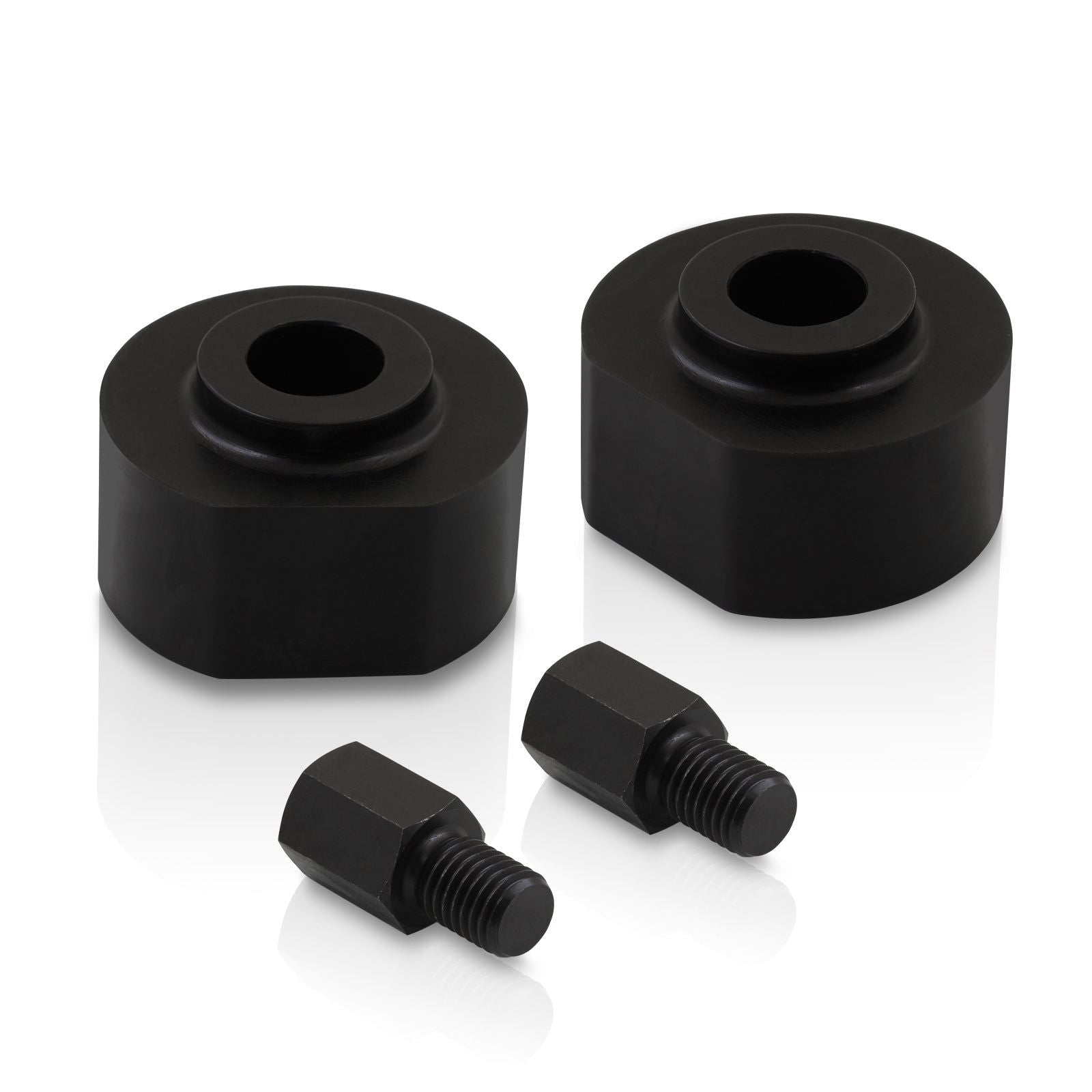 Ford F250 F350 Super Duty 2WD 1999-2020 / Ford Excursion 2WD 2000-2005 2" Front Leveling Kit Black with Stud Extender - Parts Agent