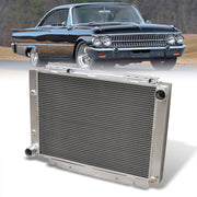 Ford Galaxie V8 1960-1963 Automatic & Manual Transmission Aluminum Radiator - Parts Agent
