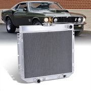 Ford Mustang 1969-1970 / Maverick 1970-1977 / Falcon 1966-1970 / Torino 1968-1969 / Fairlane 1963-1969 4.1L 5.0L Manual Transmission Aluminum Radiator - Parts Agent