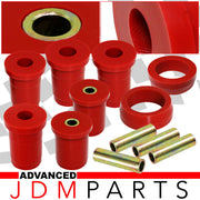 Ford Mustang 1979-1993 Front Rear Lower Control Arm Bushing Upgrade Red Polyurethane - Parts Agent