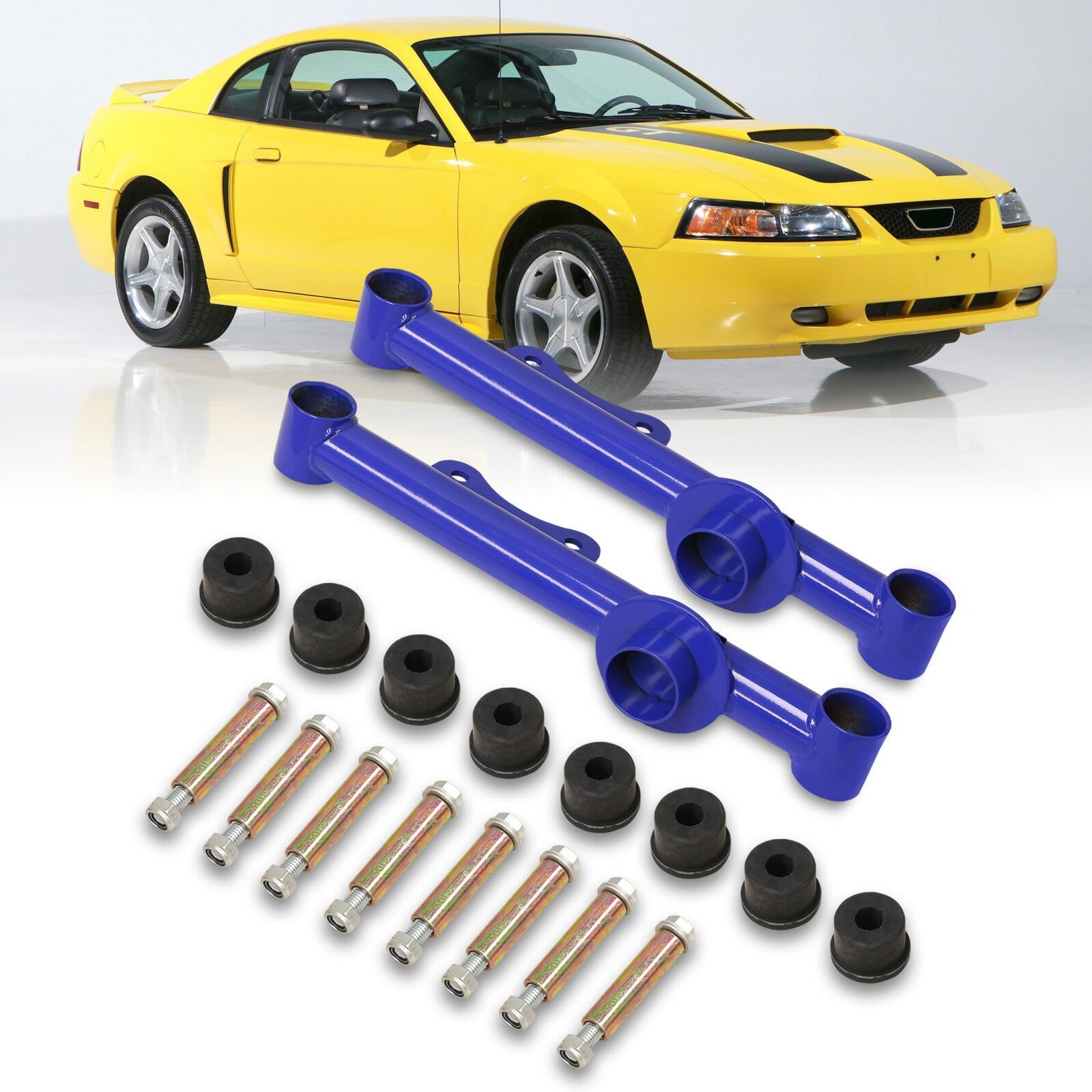 Ford Mustang 1979-2004 Rear Lower Control Arms Blue (Excluding 1999-2004 Cobra) - Parts Agent