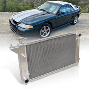 Ford Mustang 1994-1995 V6 3.8L V8 5.0L Manual Transmission Aluminum Radiator - Parts Agent