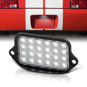 Ford Mustang 2005-2009 White SMD LED License Plate Lights Clear Len - Parts Agent