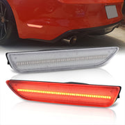 Ford Mustang 2015-2022 Rear Red LED Side Marker Clear Len - Parts Agent