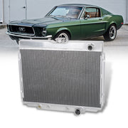 Ford Mustang V8 1967-1970 / Fairlane V8 1967-1969 / Falcon V8 1967-1969 / Ranchero V8 1967-1969 / Torino V8 1968-1969 Automatic & Manual Transmission Aluminum Radiator - Parts Agent