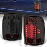 Ford Ranger 2001-2011 LED Tail Lights Chrome Housing Smoke Len (Excluding STX Models) - Parts Agent