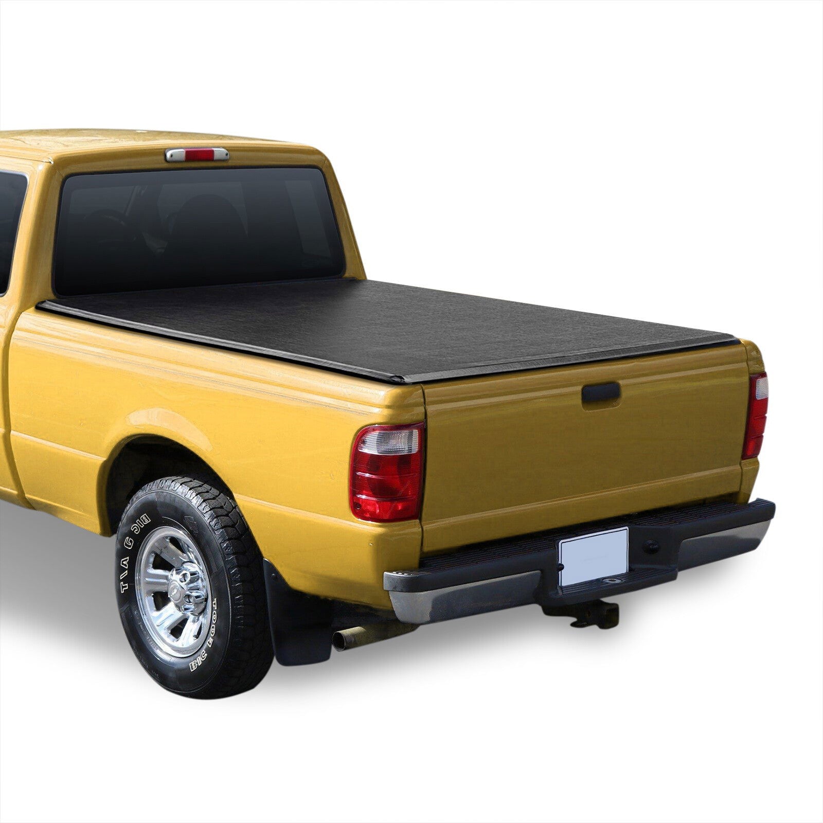 Ford Ranger Styleside 6FT 1983-2011 / Mazda B-Series Pickup Styleside 6FT 1994-2010 Soft Tri Fold Truck Tonneau Bed Cover (Standard Short Bed 6´) - Parts Agent