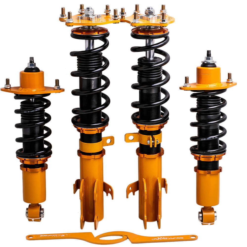 Front Rear Coilover Shock Absorber Set O/S Honda CRV CR-V 2007-Onwards New lowering kit - Parts Agent