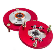 Front Top Mount Camber Plates Red BMW E36 3 Series 318 320 323 325 M3 Pair - Parts Agent