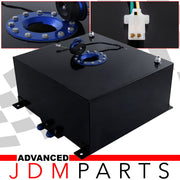 Fuel Cell Tank 60 Liter / 15 Gallon Black Aluminum Blue Cap - Parts Agent