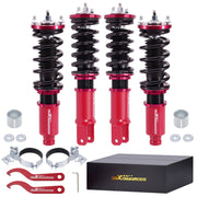 Full Assembly Coilovers Adjust Damper Shock Absorbers Honda CR-X del Sol 1992-1995 EG lowering kit - Parts Agent