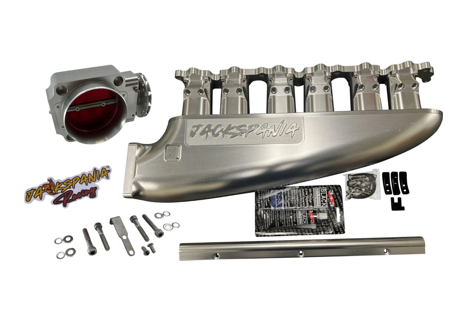 Fully Billet 2JZ GTE Intake Manifold 12 Injector Fuel Throttle Body - Parts Agent