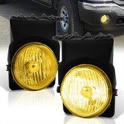 GMC Sierra 1500 1500HD 2500HD 3500 2003-2006 / Classic 2007 Front Fog Lights Yellow Len (Includes Switch & Wiring Harness) - Parts Agent