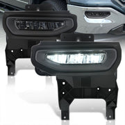 GMC Sierra 1500 2016-2018 Front LED Fog Lights Smoked Len (Includes Switch & Wiring Harness) - Parts Agent