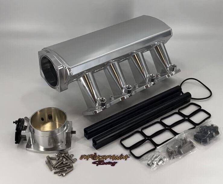 GM Chevrolet LS Fabricated Intake Manifold Throttle Body LS3 L92 - Parts Agent
