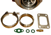 GT35 GTX3582 Billet Wheel Turbo .83 AR V-band Turbine Housing Anti-Surge Inlet - Parts Agent