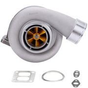 GT45 Turbo charger V-Band 600+BHP T4 V-band Flange 1.05 A/R .66 twin scroll billet compressor wheel turbocharger - Parts Agent