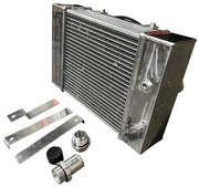 Half Size Compact Drag Race Coolant Radiator 1.25