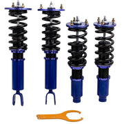 Honda Accord 1994-1997 Acura CL 97-99 Adj. Height Shock Strut Coilovers Blue lowering kit - Parts Agent